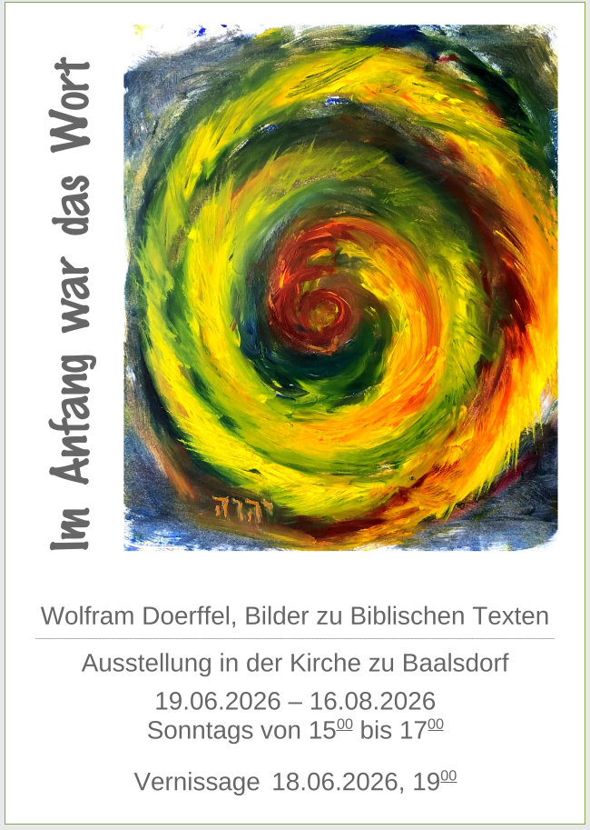 Plakat Ausstellung Baalsdorf